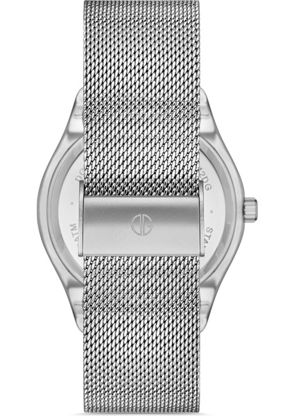 Davıd Guner Gümüş Kaplamalı Beyaz Kadranlı Erkek Kol Saati DG-8285GC-A1 modelleri