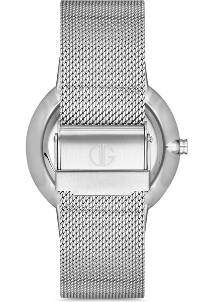 Davıd Guner Gümüş Kaplamalı Beyaz Kadranlı Erkek Kol Saati DG-8309GC-A1 modelleri