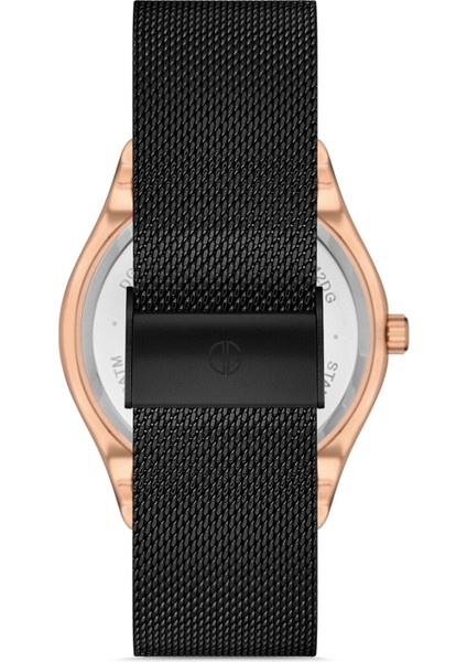 Davıd Guner Rose Siyah Kaplamalı Siyah Kadranlı Erkek Kol Saati DG-8285GC-R2 modelleri