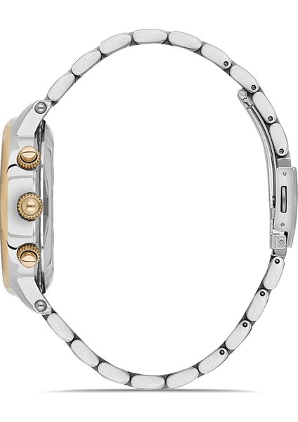 Davıd Guner Sarı Beyaz Kaplamalı Mavi Kadranlı Erkek Kol Saati DG-8536GA-D3 fiyatları