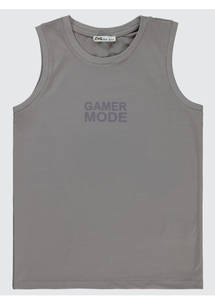 Erkek Çocuk Tişört 10-13 Yaş Gri