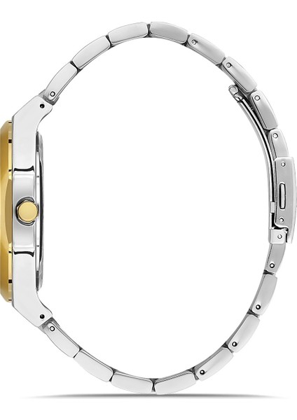 Davıd Guner Sarı Beyaz Kaplamalı Siyah Kadranlı Erkek Kol Saati DG-8256GA-D2 fiyatları