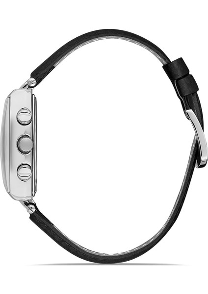 Davıd Guner Gümüş Kaplamalı Siyah Kadranlı Erkek Kol Saati DG-8056GB-J2 fiyatları