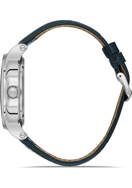 Davıd Guner Gümüş Kaplamalı Mavi Kadranlı Erkek Kol Saati DG-8232GB-L3 fiyatları