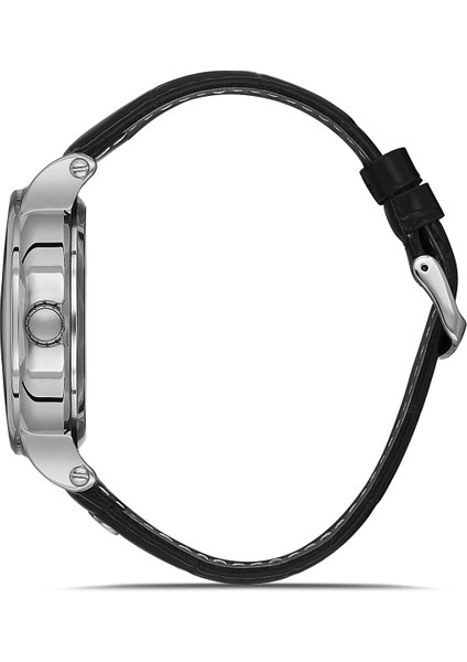 Davıd Guner Gümüş Kaplamalı Siyah Kadranlı Erkek Kol Saati DG-8232GB-J2 fiyatları