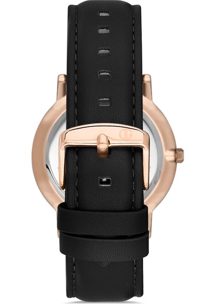 Davıd Guner Rose Kaplamalı Siyah Kadranlı Erkek Kol Saati DG-8287GB-R2 modelleri
