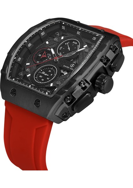 Davıd Guner Siyah Kaplamalı Siyah Kadranlı Erkek Kol Saati DG-8489GD-ZP2 modelleri