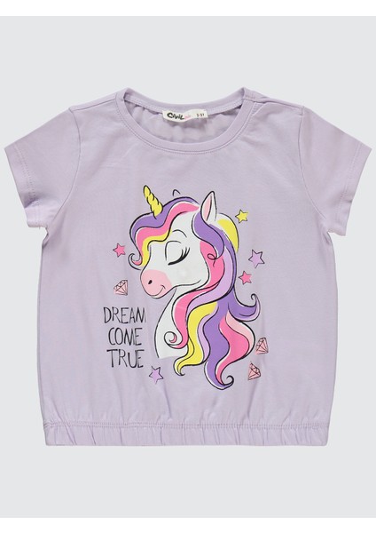 Kız Çocuk Takım 2-5 Yaş Nazik Lavanta modelleri