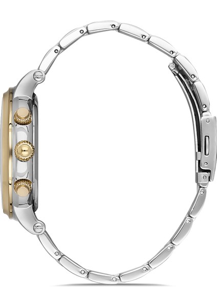 Davıd Guner Sarı Beyaz Kaplamalı Yeşil Kadranlı Erkek Kol Saati DG-8187GA-D10 fiyatları