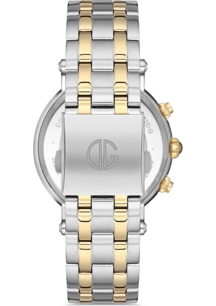 Davıd Guner Sarı Beyaz Kaplamalı Yeşil Kadranlı Erkek Kol Saati DG-8187GA-D10 modelleri