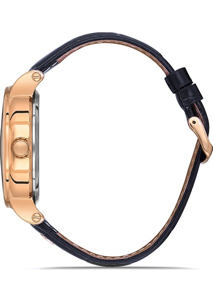 Davıd Guner Rose Kaplamalı Mavi Kadranlı Erkek Kol Saati DG-8232GB-T3 fiyatları