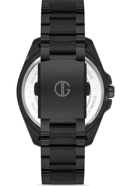 Davıd Guner Siyah Kaplamalı Siyah Kadranlı Erkek Kol Saati DG-8306GA-G2 modelleri