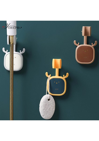 Gri Oyorefd Yaratıcı Ayarlanabilir Banyo Duş Başlığı Tutucu Kanca ile Duvara Monte Duş Başlığı Braketleri Banyo Aksesuarları (Yurt Dışından) modelleri