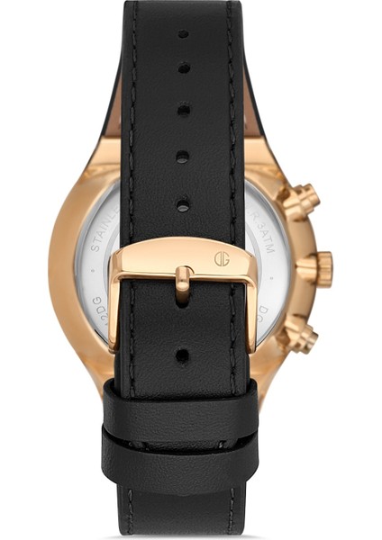 Davıd Guner Rose Kaplamalı Siyah Kadranlı Erkek Kol Saati DG-8265GB-R2 modelleri