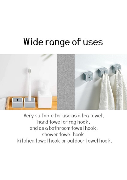 Açık Siyah Havlu Kanca Tutucu Yapışkanlı Bez Bulaşık Bezi Yıkama Bezi Askı Havlu Klipleri Organizatör Depolama Araçları Banyo Mutfak Aksesuarları (Yurt Dışından) fırsatları