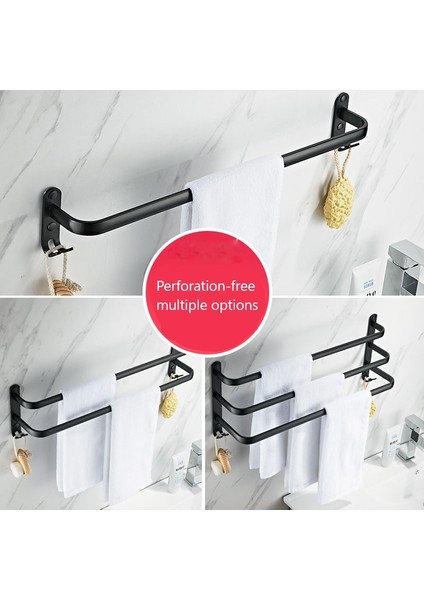 Siyah Tekli 30CM Havlu Askısı (Yurt Dışından) fiyatları