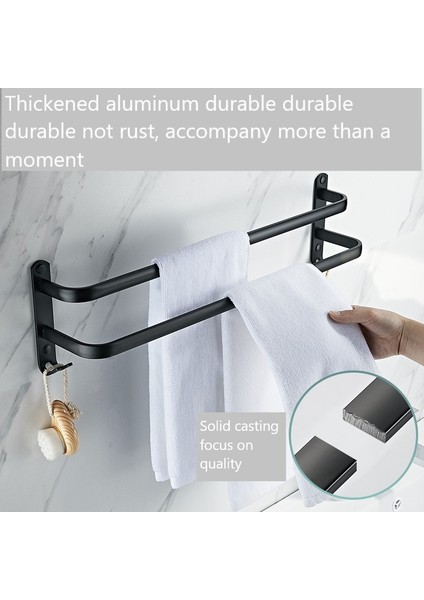 Siyah Tekli 30CM Havlu Askısı (Yurt Dışından) modelleri