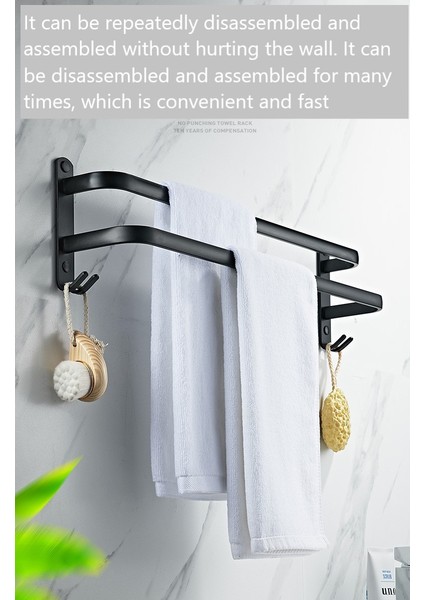 Siyah Tekli 30CM Havlu Askısı (Yurt Dışından) fırsatları