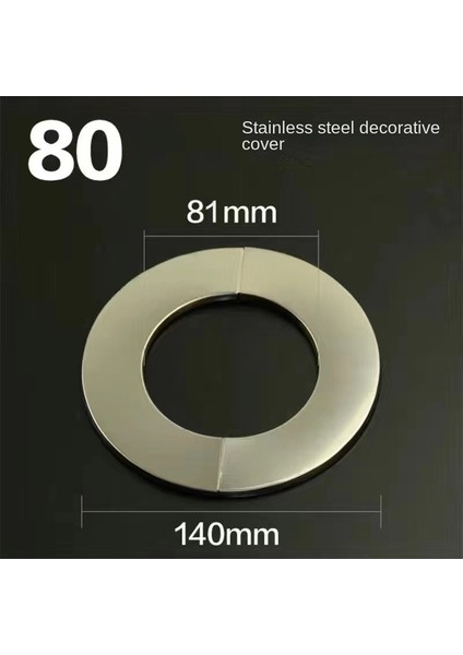 140X81MM 50 1 Adet Kendinden Yapışkanlı Paslanmaz Çelik Musluk Dekoratif Kapak Üçgen Vana Duvar Deliği Krom Kaplama Banyo Su Borusu Aksesuarları (Yurt Dışından)