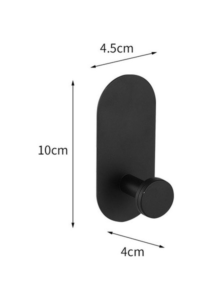 Siyah Kanca 50 Hiçbir Sondaj Siyah Banyo Aksesuarları Setleri Havlu Askısı Bar Ray Halkası Elbise Elbise Kancası Donanım (Yurt Dışından)