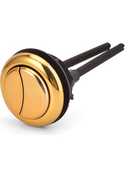 58MM 50 48MM/58MM Yuvarlak Şekil Tuvalet Basma Düğmesi Çift Sifonlu Tuvalet Tankı Altın Renk Düğmesi Banyo Aksesuarları (Yurt Dışından)