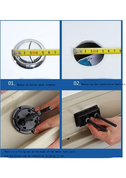 58MM 50 48MM/58MM Yuvarlak Şekil Tuvalet Basma Düğmesi Çift Sifonlu Tuvalet Tankı Altın Renk Düğmesi Banyo Aksesuarları (Yurt Dışından) fiyatları