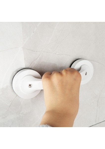 Beyaz Duş Kolu Güçlü Tutuş Vantuz Kavrama Banyo Banyo Kolu Tutma Kolları Banyo Güvenliği Tutma Barı (Yurt Dışından)
