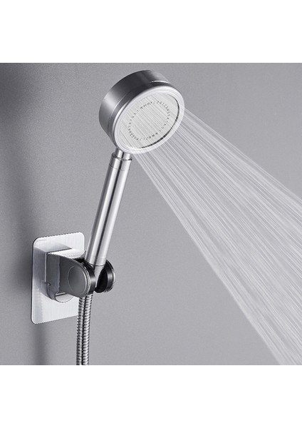 C Ayarlanabilir Duş Başlığı Tutucu Yumruk Banyo Bide Duş Başlığı Stand Braketi Duvara Monte Banyo Aksesuarları (Yurt Dışından)