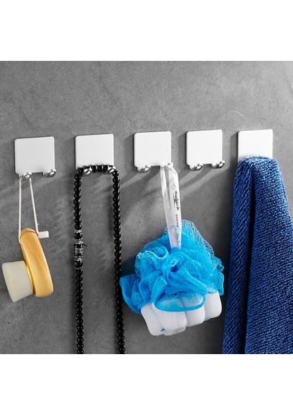 Şampanya Gold2 50 Tek Kanca Banyo Duvar Çıkartmaları Asılı Wc Aksesuarları Tuvalet Askısı Banyo Havlusu Rafları Depolama Organizatör Donanım Seti Gümüş (Yurt Dışından) fiyatları