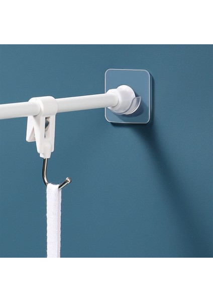 Temizle 50 Yaylı Gergi Çubuğu Tutucu Şeffaf Duş Çubuğu Braketi Hiçbir Sondaj Yapışkanlı Gerginlik Perdesi Duş Perdesi Çubuk Tutucu (Yurt Dışından) indirimleri