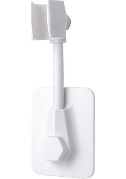 Beyaz Duş Başlığı Tutucu Ayarlanabilir Kendinden Yapışkanlı Duş Başlığı Braketi Duvara Montaj Matkapsız 2 Kanca Standı Banyo Aksesuarları (Yurt Dışından) modelleri
