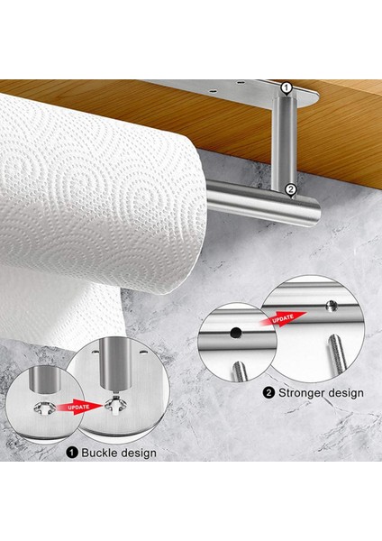 Elips Altın 1 Takım Rulo Kağıt Rafı Otel Kağıt Havlu Askısı Banyo Havlusu Tutucu Için Kullanışlı Istikrarlı Sondaj Sabitleme (Yurt Dışından)