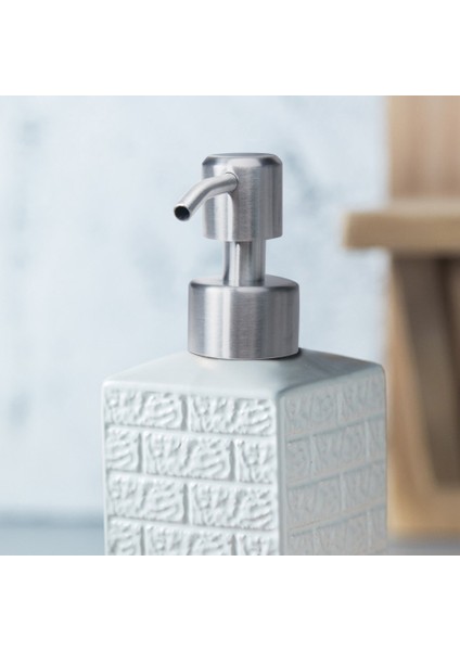 Sh-P6 (28-400) 1 Adet 304 Paslanmaz Çelik El Sıvı Sabun Pompası Kafa Dağıtıcı Memesi Banyo Mutfak Için Köpük Sabun Şampuan Dispenseri Aksesuarları (Yurt Dışından)
