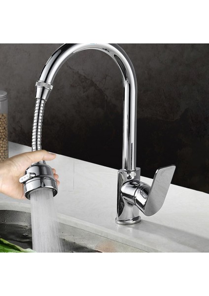 L 50 Mutfak Aletleri 2 Mod 360 Dönebilen Fıskiye Yüksek Basınçlı Musluk Genişletici Su Tasarrufu Banyo Mutfak Aksesuarları Malzemeleri (Yurt Dışından) fiyatları