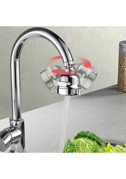 L 50 Mutfak Aletleri 2 Mod 360 Dönebilen Fıskiye Yüksek Basınçlı Musluk Genişletici Su Tasarrufu Banyo Mutfak Aksesuarları Malzemeleri (Yurt Dışından) fırsatları