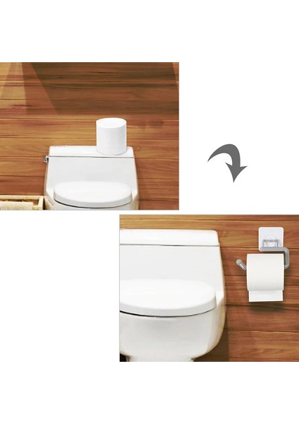 B2 Gri Kağıt Rulo Tutucu Havlu Askısı Ev Depolama Tuvalet Banyo Depolama Rafı Asılı Raf Mutfak Doku Aksesuarı Duvar Standı Askı (Yurt Dışından) fırsatları