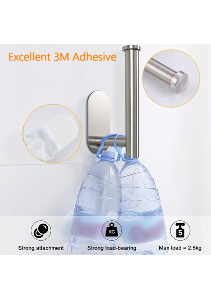 Altın Yapışkanlı Tuvalet Rulo Kağıt Tutucu Organizatör Duvara Montaj Depolama Standı Mutfak Banyo Hiçbir Matkap Doku Havluluk Paslanmaz (Yurt Dışından) modelleri