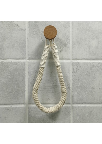 A-Yuvarlak Dokuma Kağıt Rulosu Tutucu Tuvalet Banyo Aksesuarları Kağıt Havluluklar Duvara Monte Stand Rangement Doku Tutucu Kağıt Havlu (Yurt Dışından)
