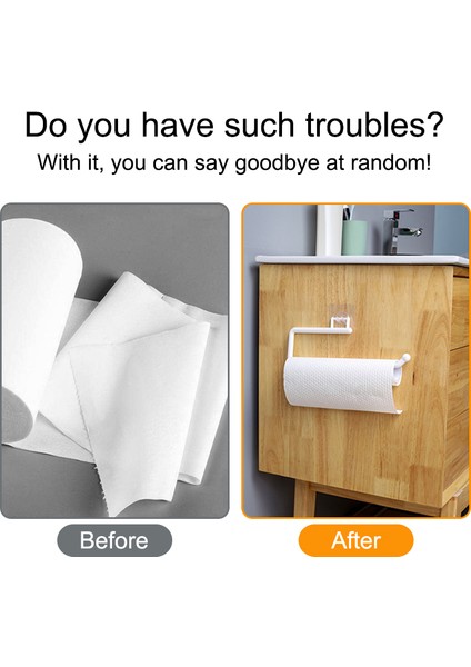 Beyaz S Duvara Monte Mutfak Doku Tutucu Kendinden Yapışkanlı Havlu Saklama Standı Tuvalet Rulo Kağıt Rafı Ev Organizatör Aksesuarları Için (Yurt Dışından) indirimleri