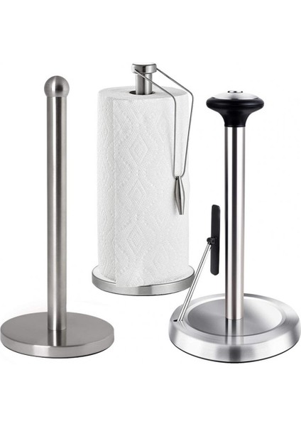 B Rulo Kağıt Rafı Klipsli Kaymaz Taban Paslanmaz Çelik Dikey Doku Tutucu Plastik Sarma Dağıtıcı Standı Mutfak Aracı (Yurt Dışından) modelleri