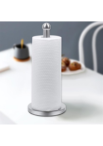B Rulo Kağıt Rafı Klipsli Kaymaz Taban Paslanmaz Çelik Dikey Doku Tutucu Plastik Sarma Dağıtıcı Standı Mutfak Aracı (Yurt Dışından) fırsatları