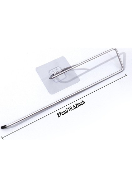 B Sıcak Paslanmaz Çelik Kağıt Havluluk Raf Tuvalet Mutfak Rulo Kağıt Tutucu Kendinden Yapışkanlı Mutfak Klozet Aksesuarları (Yurt Dışından)