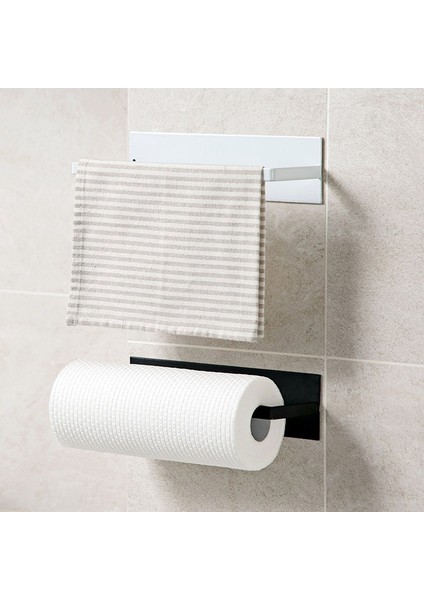 B Sıcak Paslanmaz Çelik Kağıt Havluluk Raf Tuvalet Mutfak Rulo Kağıt Tutucu Kendinden Yapışkanlı Mutfak Klozet Aksesuarları (Yurt Dışından) indirimleri