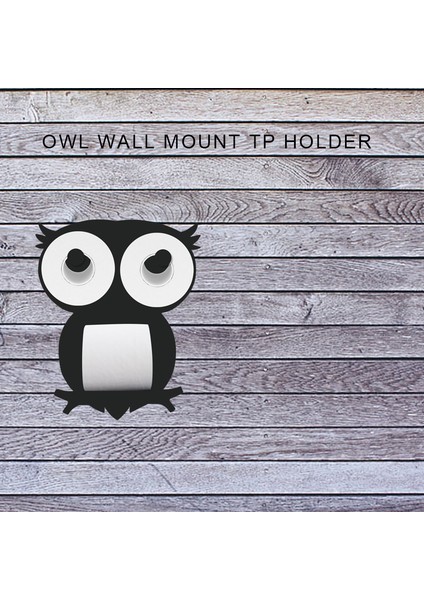 Baykuş B Sevimli Baykuş Şekilli Doku Rafı Banyo Tuvalet Mutfak Havlusu Askı Depolama Duvara Montaj Doku Standı Süsler Ev Dekor (Yurt Dışından) fırsatları