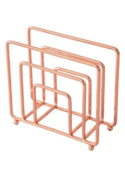 Gül Altın Ayakta Tutucu Doku Tutucu Elektroliz Çok Fonksiyonlu Demir Kare Kağıt Peçete Ev Tedarik (Yurt Dışından)