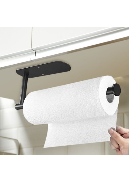 Gümüş Kısa Paslanmaz Çelik Mutfak Kağıt Havluluklar Kendinden Yapışkanlı Duvara Montaj Kağıt Havlu Rulo Tutucu Organizatör Doku Havluluk (Yurt Dışından) fırsatları
