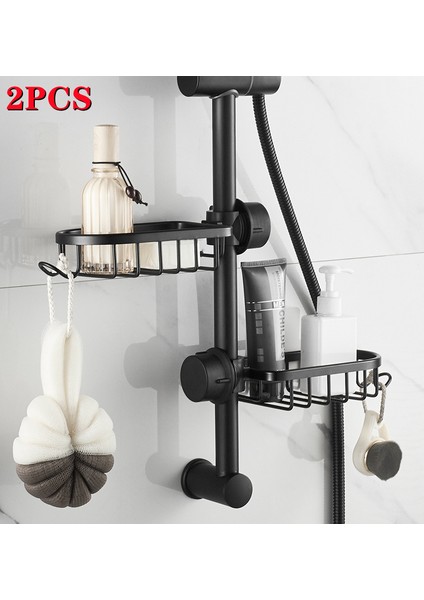 Black-1pcs 1/2pc Banyo Duş Rafları Alüminyum Duş Depolama Sepeti Raf Şampuan Duş Organizatör Banyo Aksesuarları Etagere Douch (Yurt Dışından) fiyatları