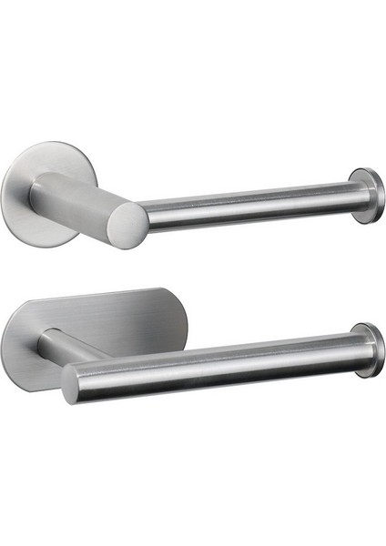 Style2-S Gri Kendinden Yapışkanlı Paslanmaz Çelik Tuvalet Rulo Kağıt Tutucu Organizatörler Bar Havlu Halka Ray Rafı Sondaj Olmayan Tuvalet Aksesuarları (Yurt Dışından) fiyatları