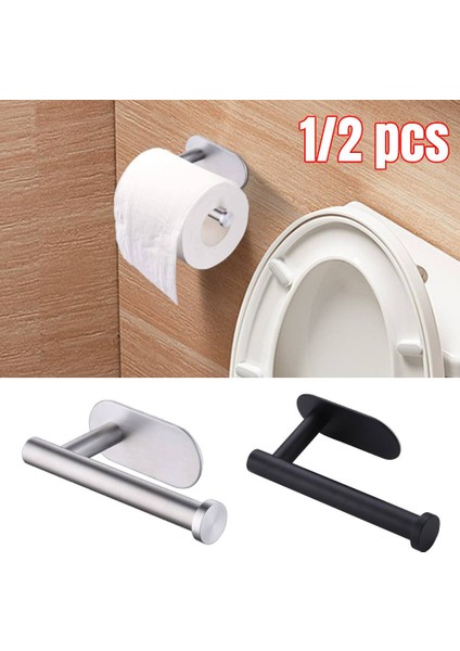 Gümüş Yapışkanlı Tuvalet Rulo Kağıt Tutucu Organizatör Duvara Monte Depolama Standı Mutfak Banyo Hiçbir Matkap Doku Havluluk Paslanmaz (Yurt Dışından) fiyatları