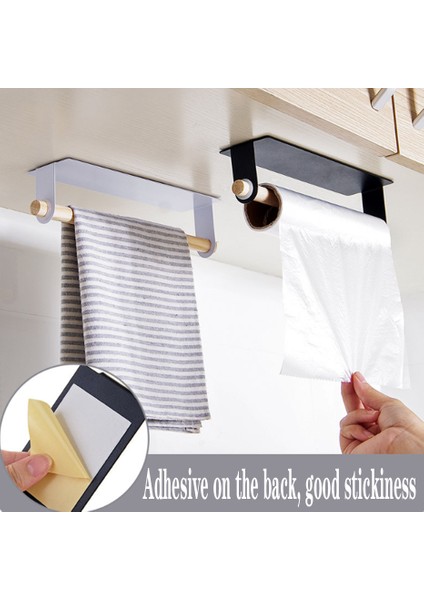 Siyah Mutfak Kağıt Havluluk Rulo Kağıt Tutucu Paslanmaz Çelik Banyo Mutfak Rulo Kağıt Aksesuarı Doku Havluluk (Yurt Dışından) fiyatları